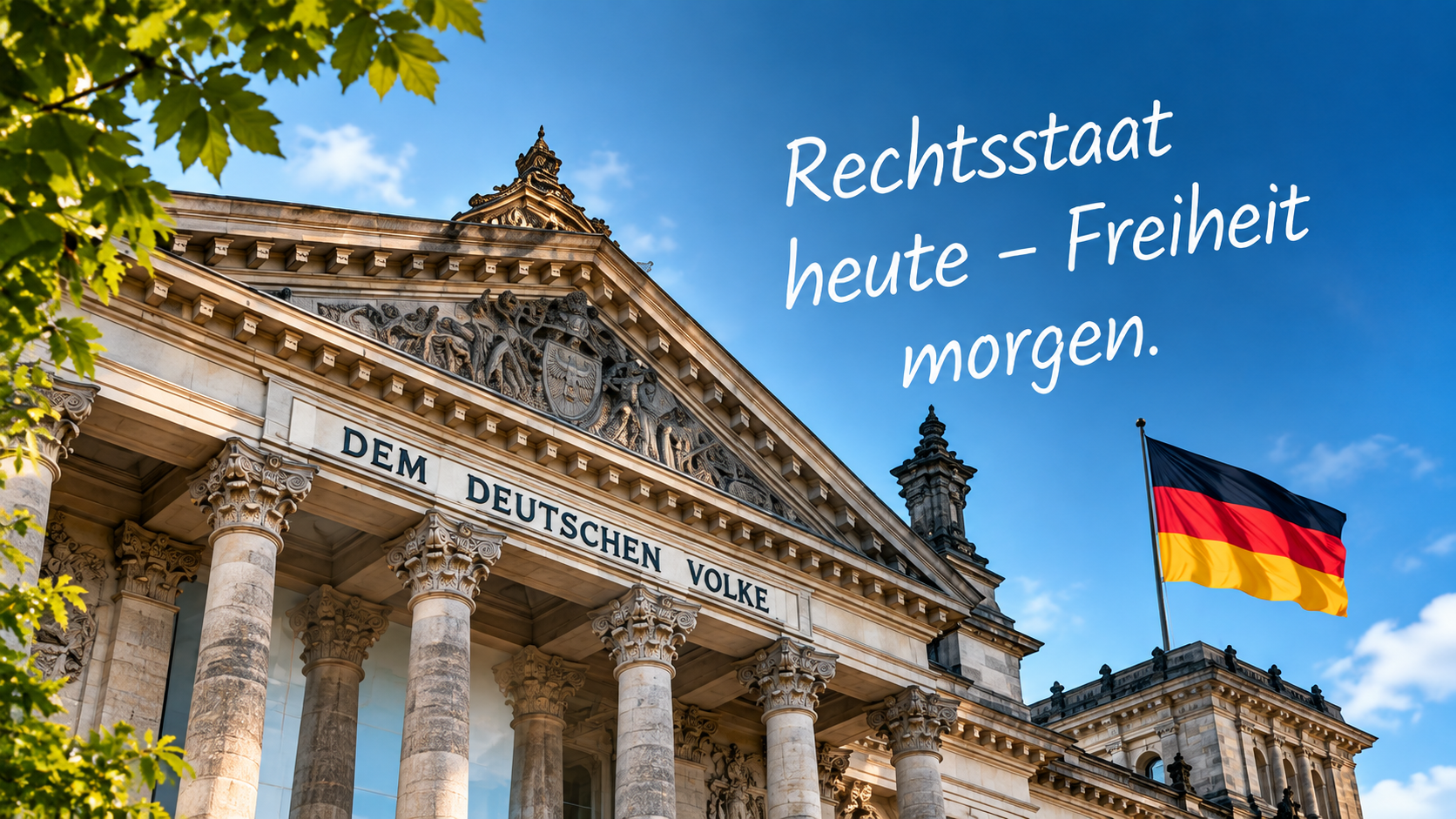 Deutscher Bundestag – Rechtsstaat heute, Freiheit morgen