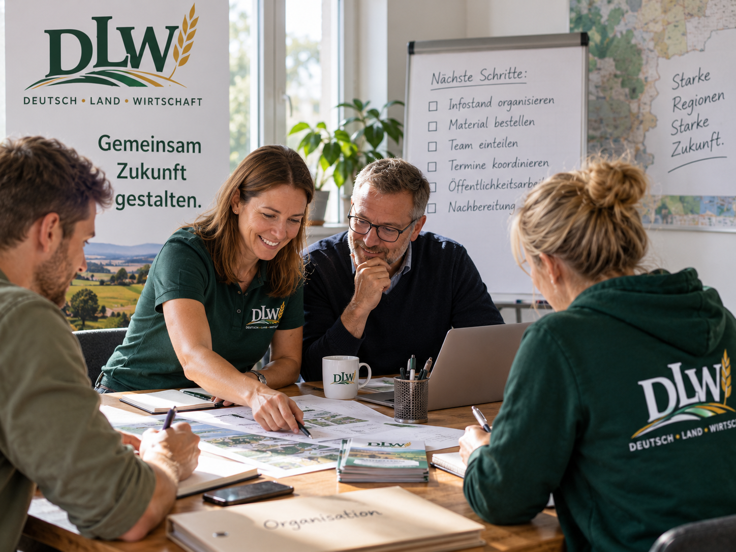 Gemeinsame Vorbereitung und Organisation einer Veranstaltung