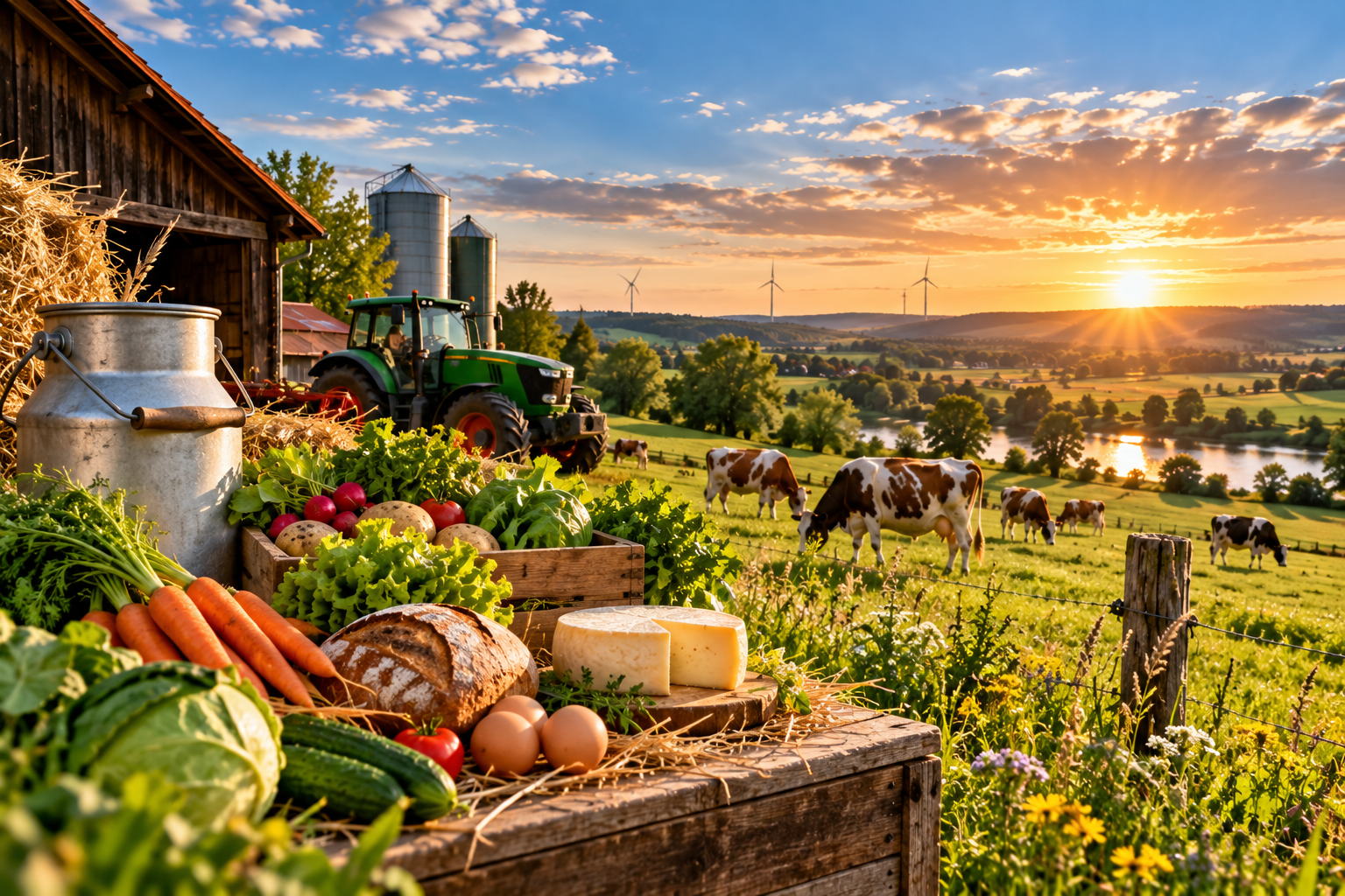 Landwirtschaft, regionale Erzeugung und Natur