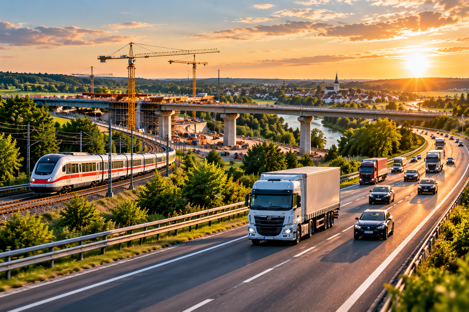 Verkehrswege und Infrastruktur in Deutschland
